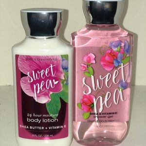 Bath & Body Works Sweet Pea set